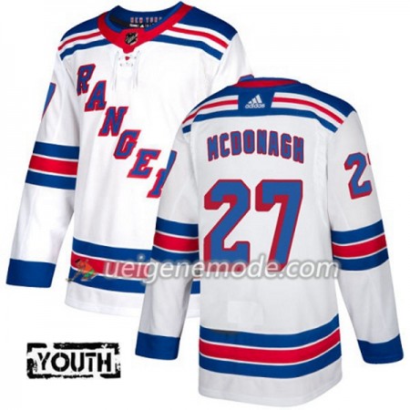 Kinder Eishockey New York Rangers Trikot Ryan McDonagh 27 Adidas 2017-2018 Weiß Authentic